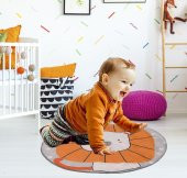 Safemom Oyun Matı 90x90 cm - Aslancık - 1