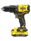 Stanley 18V 2AH V20 2 Aku Komursuz Darbelı Matkap - 1