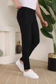 Erkek Slim Fit Likralı Bilek Boy Kumaş Pantolon - 2