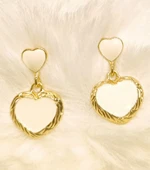 Monalisa Home Sallantılı Lüks Figürlü Gösterişli Küpe - 1