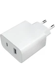 Xiaomi Mi Uyumlu Usb Type-c Girişli 33w Şarj Cihazı, Şarj Adaptörü, Beyaz ( Türkiye Garantili) - 1