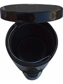 Penta 5 Litre Çöp Kovası Siyah Pedallı Çöp Kovası - 2