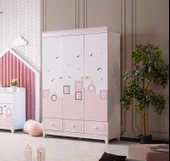 CITY BEBEK ODASI TAKIMI - BEYAZ PEMBE thumbnail 2