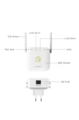Torima WR-25 Beyaz Wifi Sinyal Yakınlaştırıcı Güçlendirici Router 300Mbps - 4