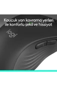 Logitech Signature M650 Büyük Boy Sol El Için Sessiz Kablosuz Mouse - Siyah - 8
