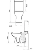 Turavit Alize Alttan Çıkışlı Klozet+ Rezervuar +Iç Takım+ Yavaş Kapanır Kapak(Herşey Dahil) - 4