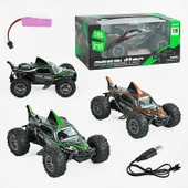 Assaulter 1:18 Yüksek Hızlı Işıklı Köpek Balığı Tasarımlı Uzaktan Kumandalı RC Araba - 3