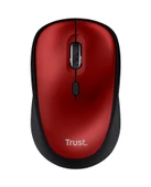 Trust 24550 Yvi+ Sessiz Kablosuz Optik Mouse Kırmızı - 1
