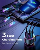 Joyroom Çoklu Araç şarj Wireless FM Transmitter thumbnail 5