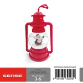 Sense Köpüklü Sesli Noel Küre J-5 - 1