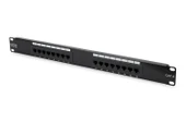 Digitus 19 Inch 16 Port Cat-6 UTP Patch Panel, 50 μ (Mikron), Altın Kontak, Zırhsız - 1