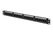 Digitus 19 Inch 24 Port Cat-5E UTP Patch Panel, 50 μ (Mikron), Altın Kontak, Zırhsız - 1