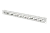 Digitus 24 Port Boş Patch Panel, Zırhlı, 1U Yüksekliğinde, Gri Renk - 1