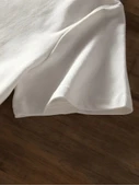 Baskılı Oversize Bisiklet Yaka T-shirt - Beyaz - 3