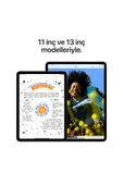 Apple iPad Air M2 11 inç Wi-Fi 1TB (MUWT3TU/A) - Yıldız Işığı - 4