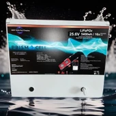 Prismacell Lifepo4 210ah 25.6 volt prizmatik smart bluetooth 5400 watt akü TURBO CHARGING solar akü - 1