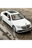 Mercedes-Benz Araba Mercedes E300L Araba 1:24 Diecast Metal Model Koleksiyon Araba Sesli Işıklı 21Cm - 6