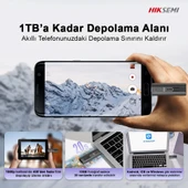 Hiksemi Rapids Pro S1000 Dual 1024 GB USB 3.2 Gen 2 Taşınabilir SSD thumbnail 6