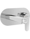 Artema Root Round A42721 Ankastre Lavabo Bataryası, Sıva Üstü, Krom - 1