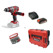 Einhell Tp-Cd 18/80 Li Bl Solo Darbesiz Matkap Vidalama + 1 x 2.5 Ah Starter Kit Akü (Çanta ve Bits Uç Dahil) - 1
