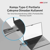 Hiksemi Swift S309C Taşınabilir SSD 500 GB USB-C + USB-A Çıkışlı - PC/iOS/Android/Konsol Uyumlu SSD thumbnail 8