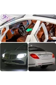 Mercedes-Benz Araba Mercedes E300L Araba 1:24 Diecast Metal Model Koleksiyon Araba Sesli Işıklı 21Cm - 3