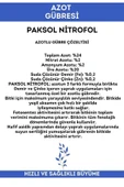 Paksol  Nitrofol Azotlu Sıvı Gübre 5 Litre - 3