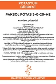 Paksol  Potas 3-0-20 Me Potasyumlu Sıvı Gübre 5 Litre - 3