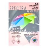 A4 Renkli Fotokopi Kağıdı 80 gr 1 Paket 500 Yaprak - Pembe - 1