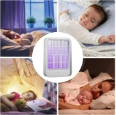 Elektrikli Sinek Kovucu Usb Şarjlı Sessiz Ve Etkili Led Işıklı Kapan - 3