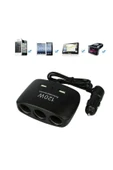 Enerji Soketi Çakmaklık Çoğaltıcı 3 Girişli Çift Usb'li 12v-24v 120w - 4