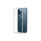 iPhone 12 Pro Kamera Korumalı Şeffaf Silikon Kılıf - 1