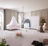 PERLA BEBEK ODASI TAKIMI - BEYAZ thumbnail 1