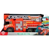 Dickie Toys Volvo FMX Dev İtfaiye Kamyonu (57 cm)  Hortumlu ve Merdivenli Ekstra Büyük İtfaiye Arac - 7