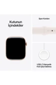 Apple Watch Series 10 GPS 42mm Roze Altın Sarısı + Bulut Pembesi Spor Kordon - S/M ( OUTLET ) thumbnail 4