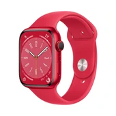 Apple Watch Series 9 GPS + Cellular 45mm Kırmızı Alüminyum Kasa ve Kırmızı Spor Kordon Akıllı Saat - 3