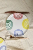 Keramika Etnik Hitit Pasta Tabağı 20 Cm 4 Adet 22550 - 6