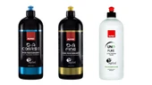 Rupes Set Da Corse+ Da Fine + Pure Pasta Hare ve Boya koruma Seti 3x1Lt - 1