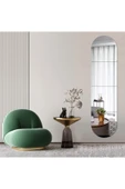 aden home senin evin senin dünyan Duvar Aynası, Oval Duvar Aynası, Asimetrik Boy Aynası, Salon Duvar Aynası, Antre Hol, Dekoratif Ayna - 1
