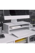 aden home senin evin senin dünyan Monitör Standı, MDF Monitör Yükseltici Stant, Masa Üstü Düzenleyici Organizer, Laptop Standı - 2