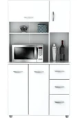 aden home senin evin senin dünyan MDF Hazır Mutfak Dolabı, Çok Amaçlı Mutfak Dolabı, Mutfak Erzak Kiler Dolabı - 8