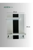 aden home senin evin senin dünyan Anahtar Askısı, Duvar Askılı Anahtarlık, Anahtarlık Duvar Askılığı, Dekoratif anahtarlık askısı - 5