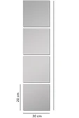 aden home senin evin senin dünyan Duvar Aynası, Kare Duvar Aynası, Boy Aynası, Salon Duvar Aynası, Antre Hol Aynası, Dekoratif Ayna - 4