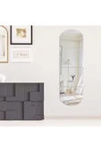 aden home senin evin senin dünyan Duvar Aynası, Oval Duvar Aynası, Asimetrik Boy Aynası, Salon Duvar Aynası, Antre Hol, Dekoratif Ayna - 2