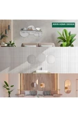 aden home senin evin senin dünyan Yuvarlak Duvar Aynası, 6 Adet Dekoratif Duvar Aynası, Salon Duvar Aynası, Antre Hol Banyo, Supla - 5