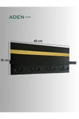 aden home senin evin senin dünyan Anahtar Askısı, Duvar Askılı Anahtarlık, Anahtarlık Duvar Askılığı, Dekoratif anahtarlık askısı - 3