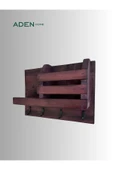 aden home senin evin senin dünyan Anahtar Askısı, Duvar Askılı Anahtarlık, Anahtarlık Duvar Askılığı, Dekoratif anahtarlık askısı - 4