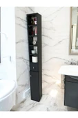 aden home senin evin senin dünyan WC Klozet Rafı, Tuvalet Kağıtlığı, %100 MDF Banyo Düzenleyici Raf, Banyo Lavabo Dolabı, WC Kağıtlık - 1