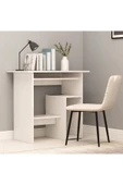 aden home senin evin senin dünyan %100 MDF Çalışma Masası, Bilgisayar Masası, Kitaplıklı Çalışma Masası, Beyaz Ders Çalışma Masası - 1