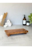 aden home senin evin senin dünyan Ahşap Sunumluk, Yağdanlık, Sabunluk 24x12cm, ASNM03 - 6